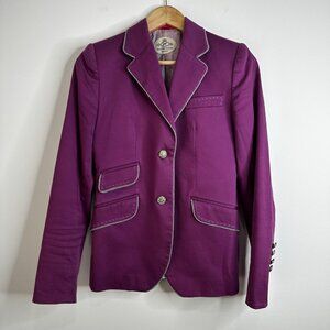 The Extreme Collection Blazer Womens 40 British Chic Equestrian Jacket Preppy